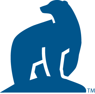 The UAF polar bear in blue
